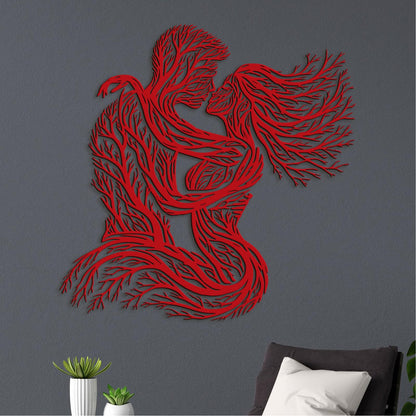 Dekoracia zamilovany par-DREVTEX