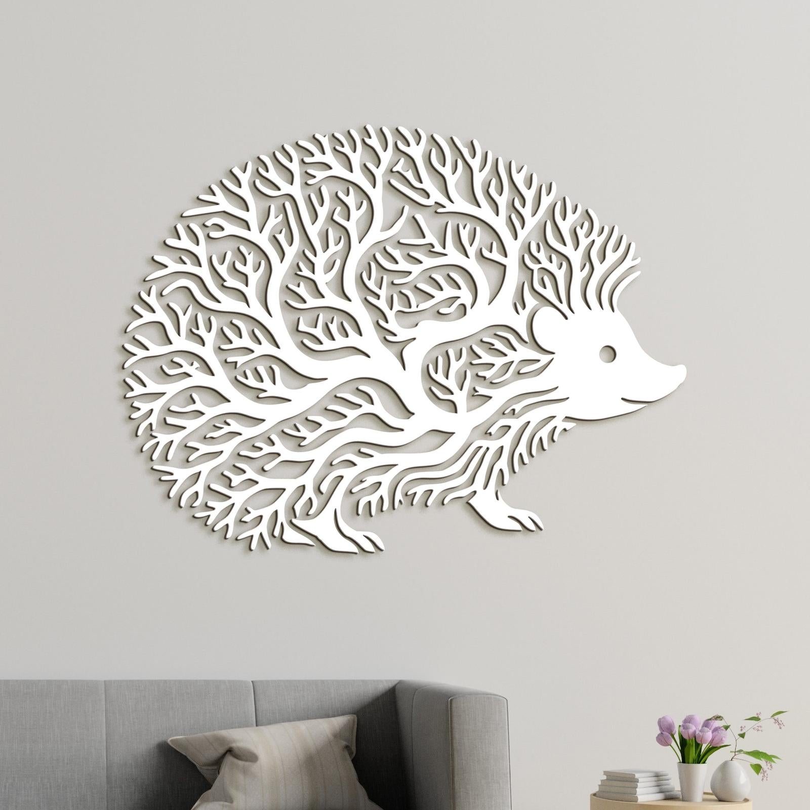 Dekoratívny drevený obraz Ježko-DREVTEX