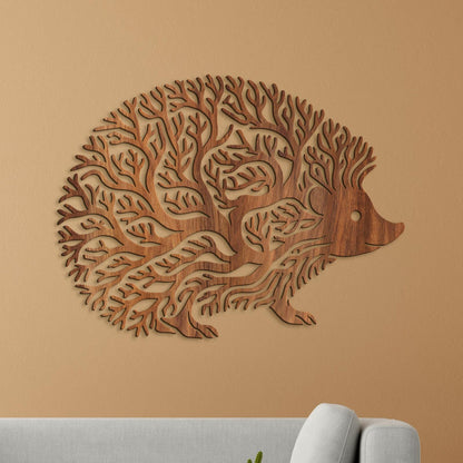 Dekoratívny drevený obraz Ježko-DREVTEX