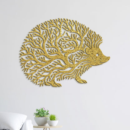 Dekoratívny drevený obraz Ježko-DREVTEX