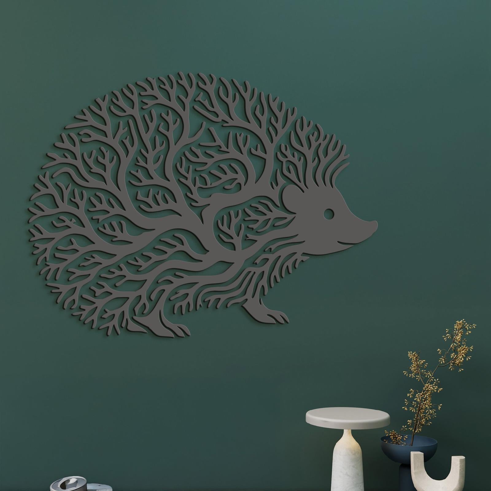 Dekoratívny drevený obraz Ježko-DREVTEX