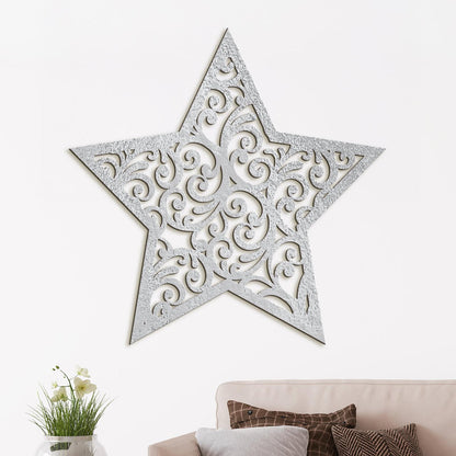 Drevená dekorácia Hviezda orientu-DREVTEX