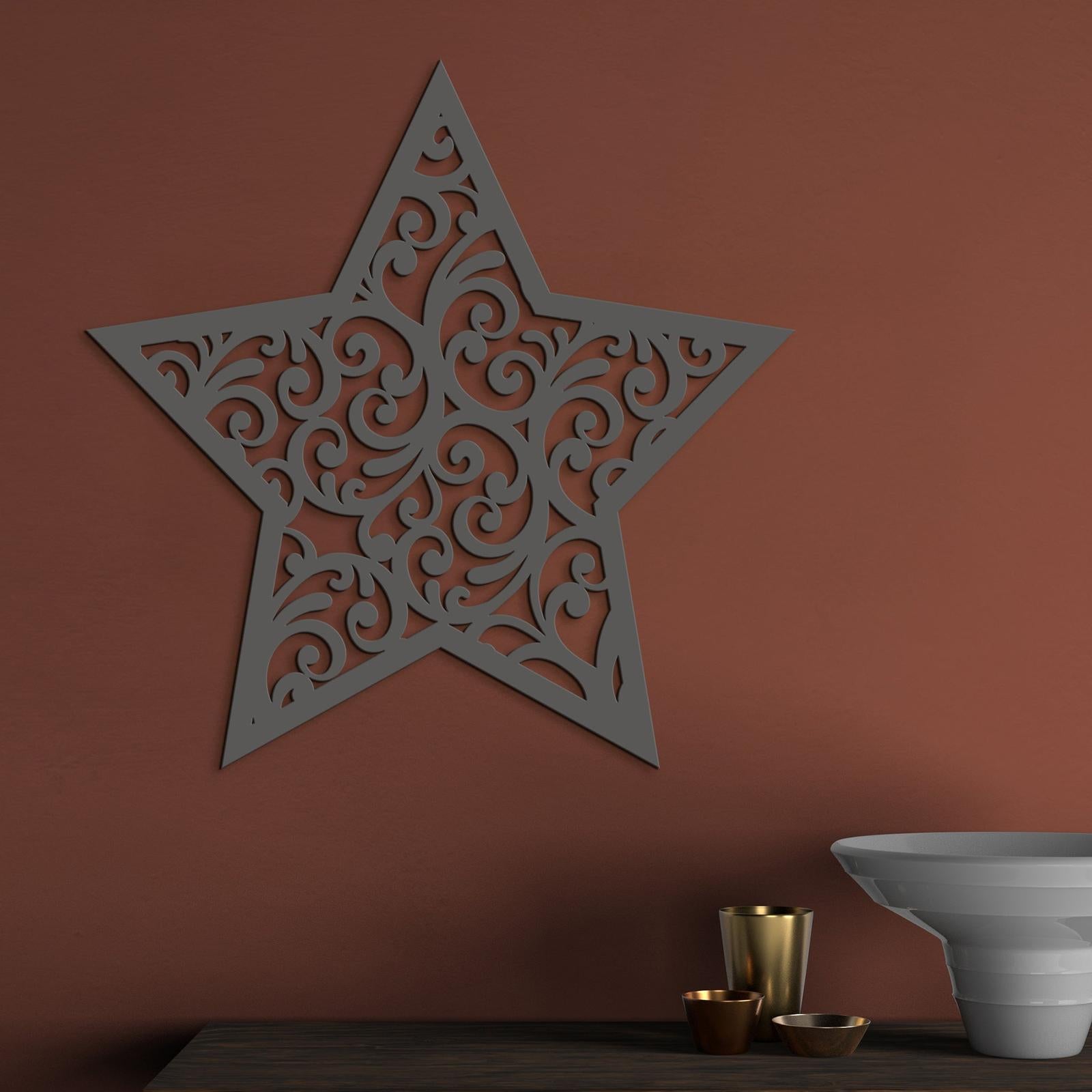 Drevená dekorácia Hviezda orientu-DREVTEX