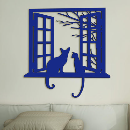 Drevena dekoracia macky-DREVTEX