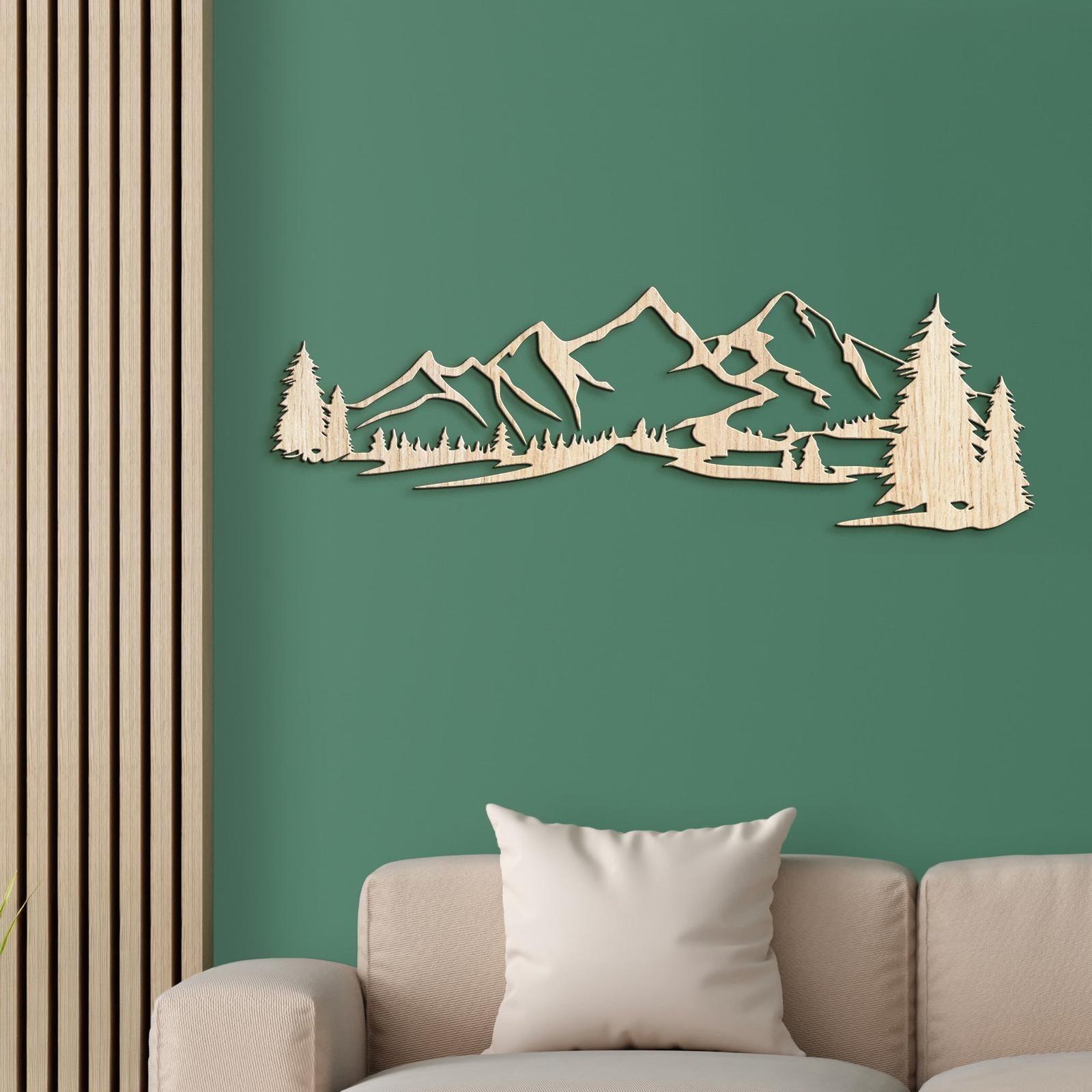 Drevená dekorácia na stenu HORY-DREVTEX