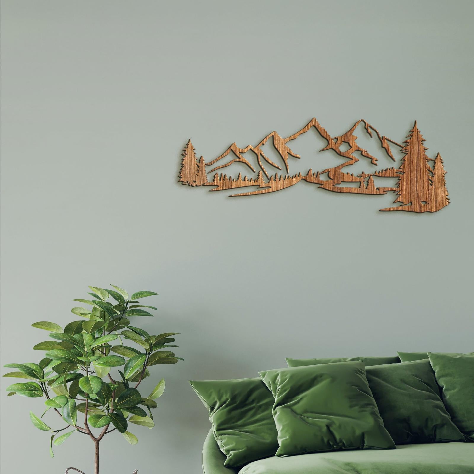 Drevená dekorácia na stenu HORY-DREVTEX