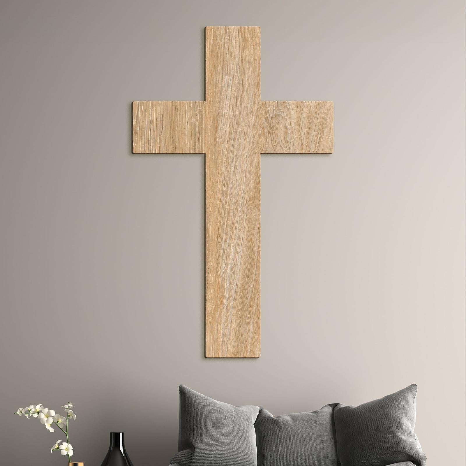 Drevena dekoracia na stenu Kriz-DREVTEX