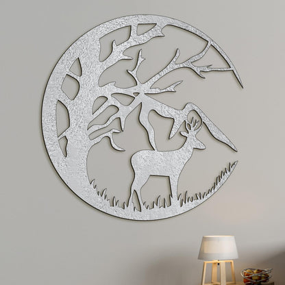 Drevená dekorácia s motívom Jeleňa-DREVTEX