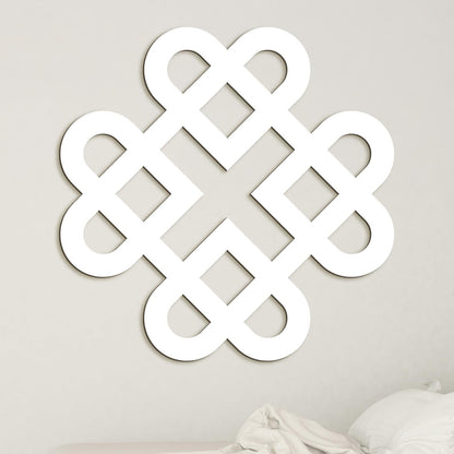 Drevená dekorácia Srdcia z keltského uzla-DREVTEX