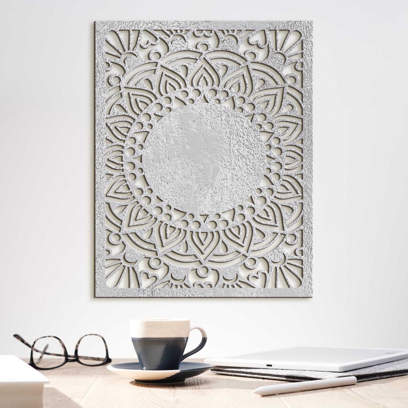 Drevená mandala Sun flower-DREVTEX