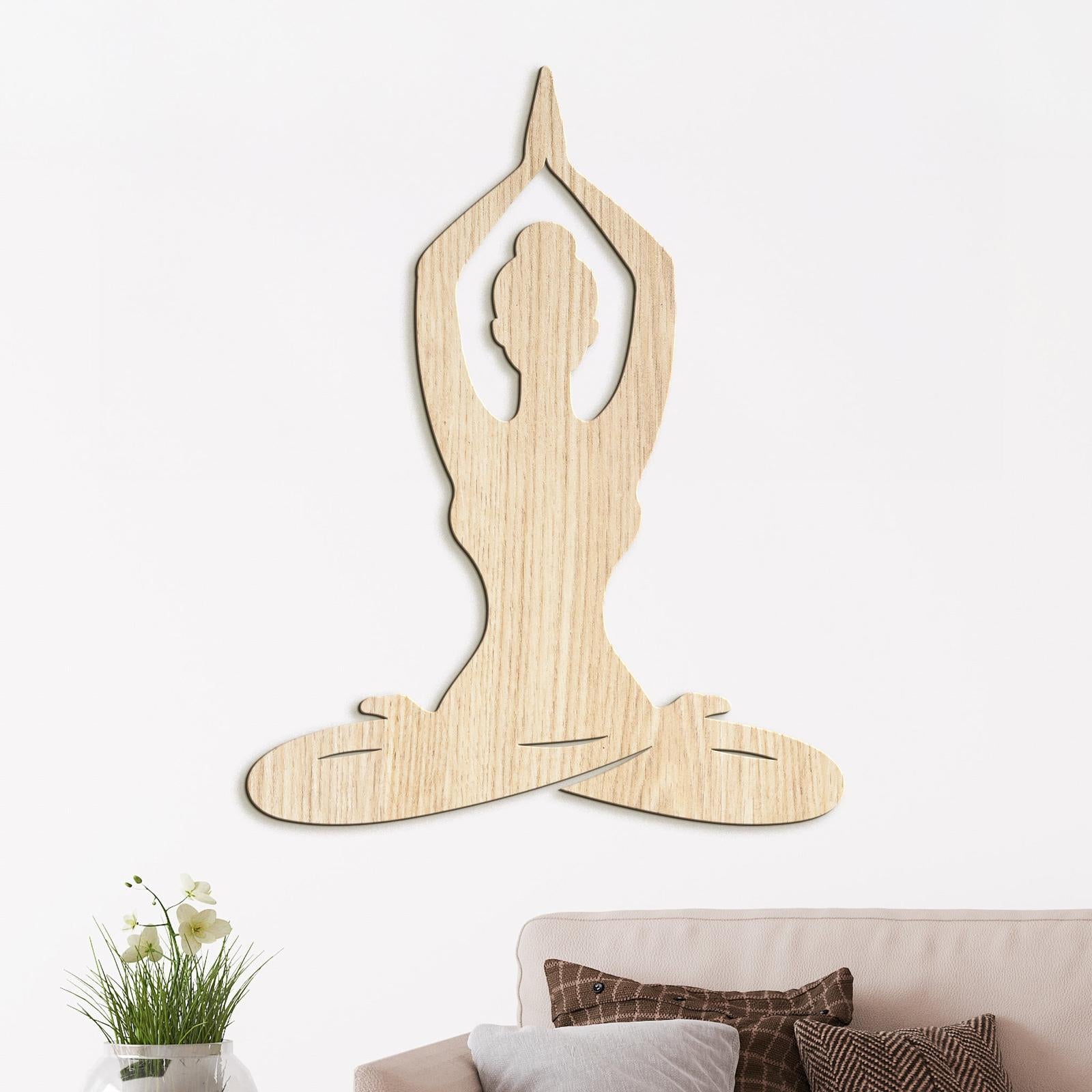 Dreveny obraz Harmonia jogy-DREVTEX