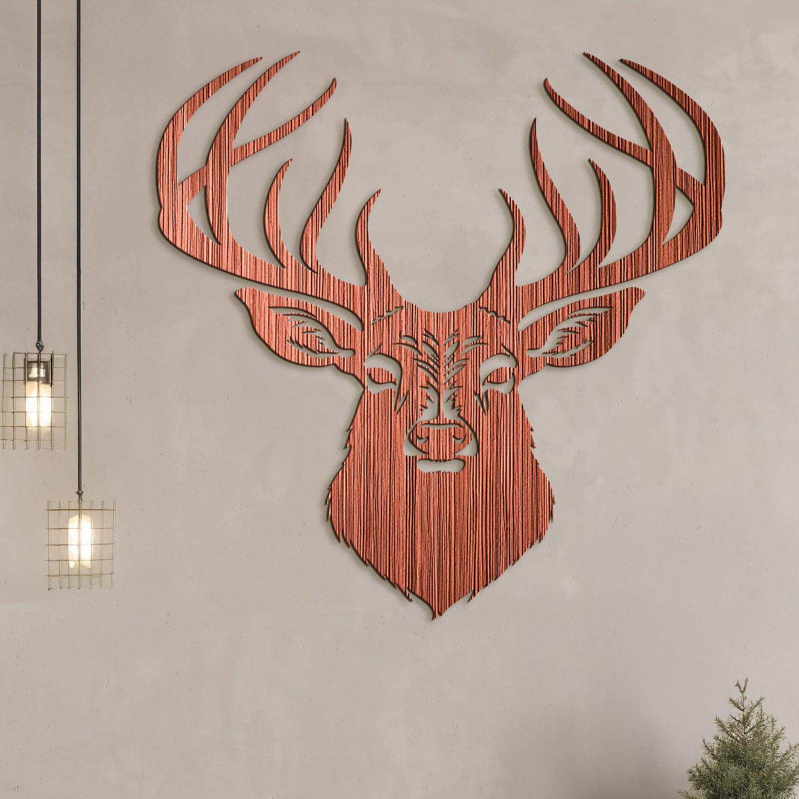 Drevený obraz Jeleň-DREVTEX