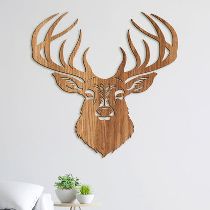 Drevený obraz Jeleň-DREVTEX