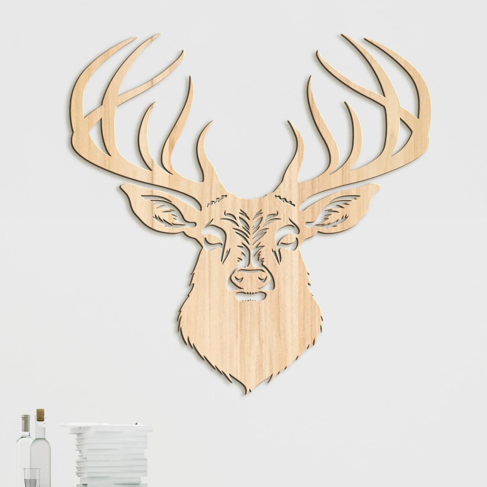 Drevený obraz Jeleň-DREVTEX