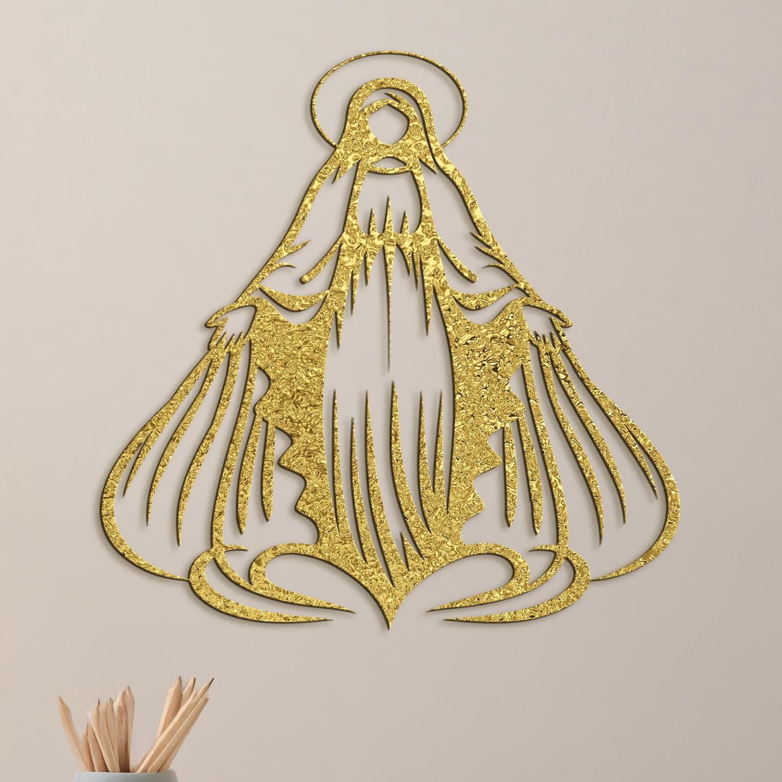 Drevený obraz Panna Mária-DREVTEX