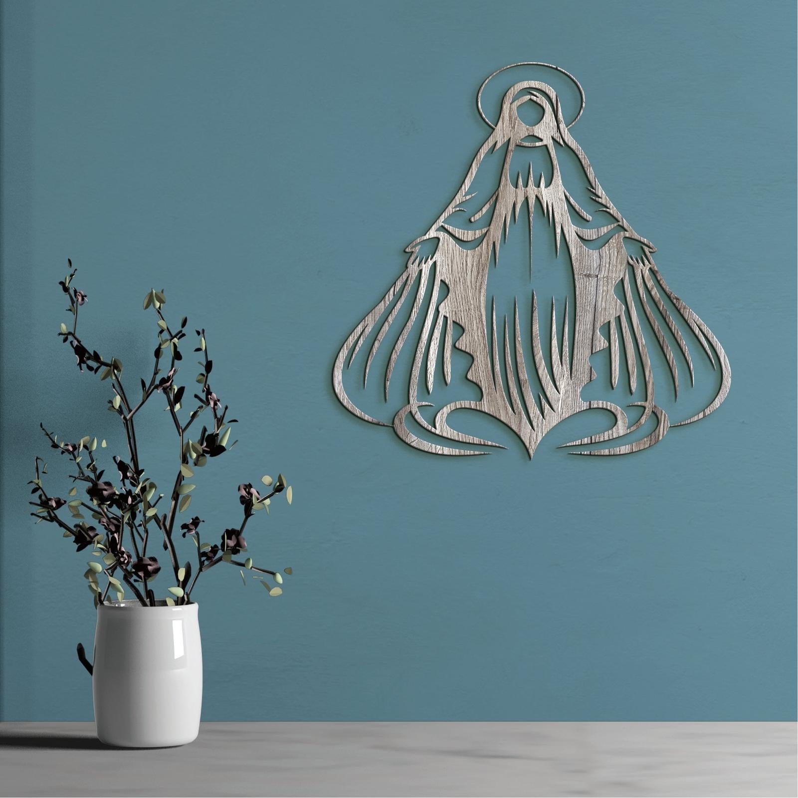 Drevený obraz Panna Mária-DREVTEX