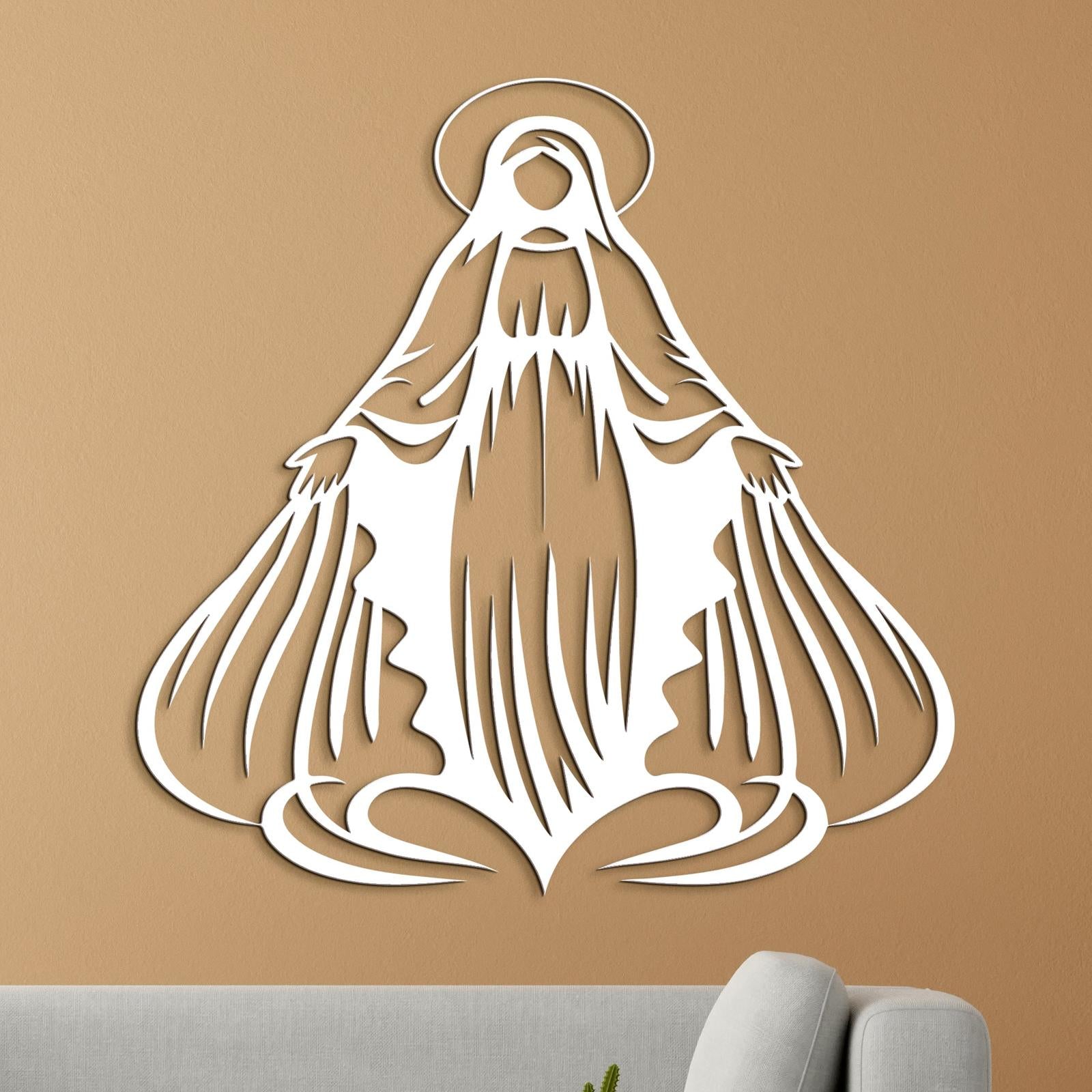 Drevený obraz Panna Mária-DREVTEX