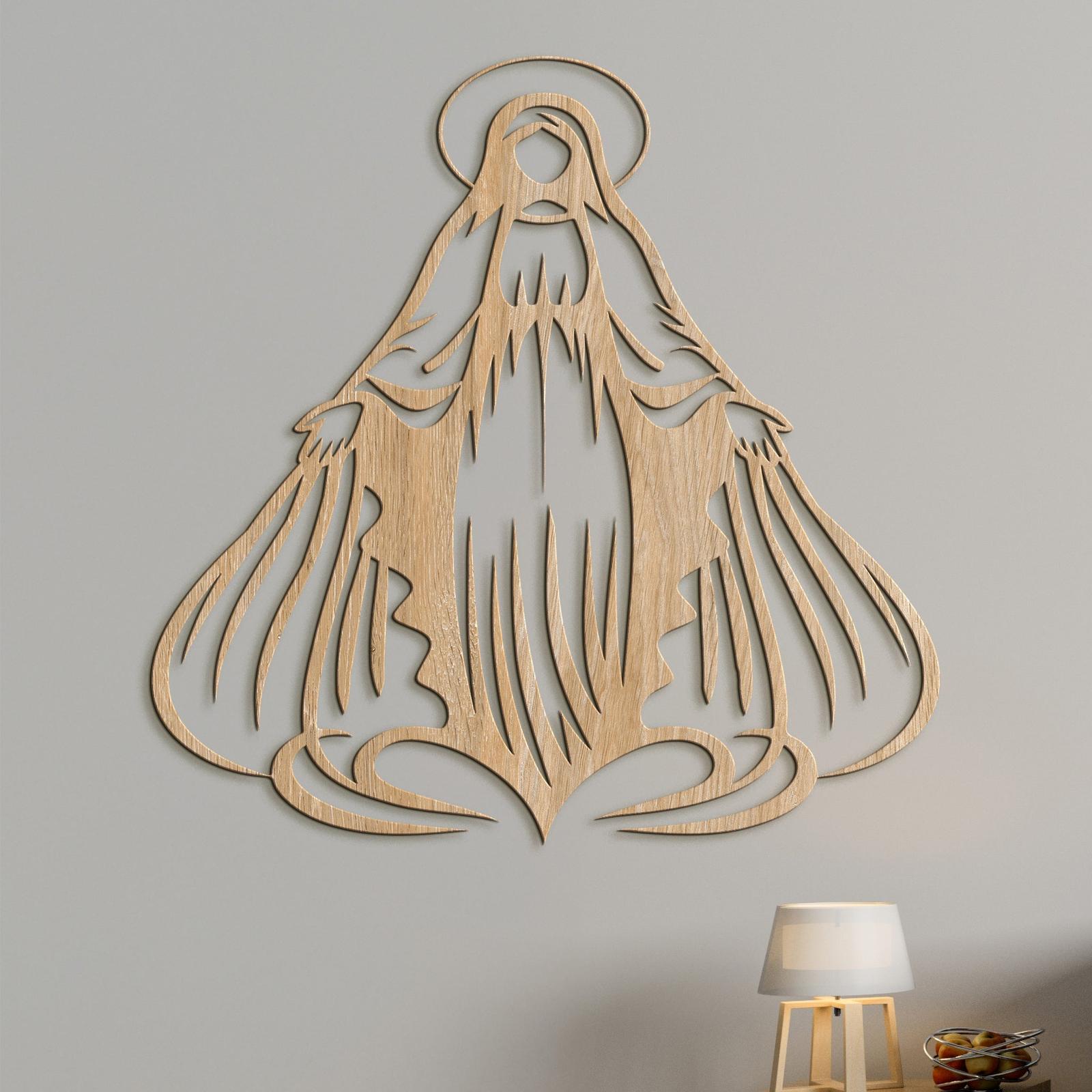 Drevený obraz Panna Mária-DREVTEX