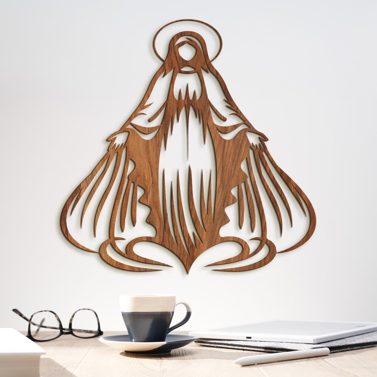 Drevený obraz Panna Mária-DREVTEX