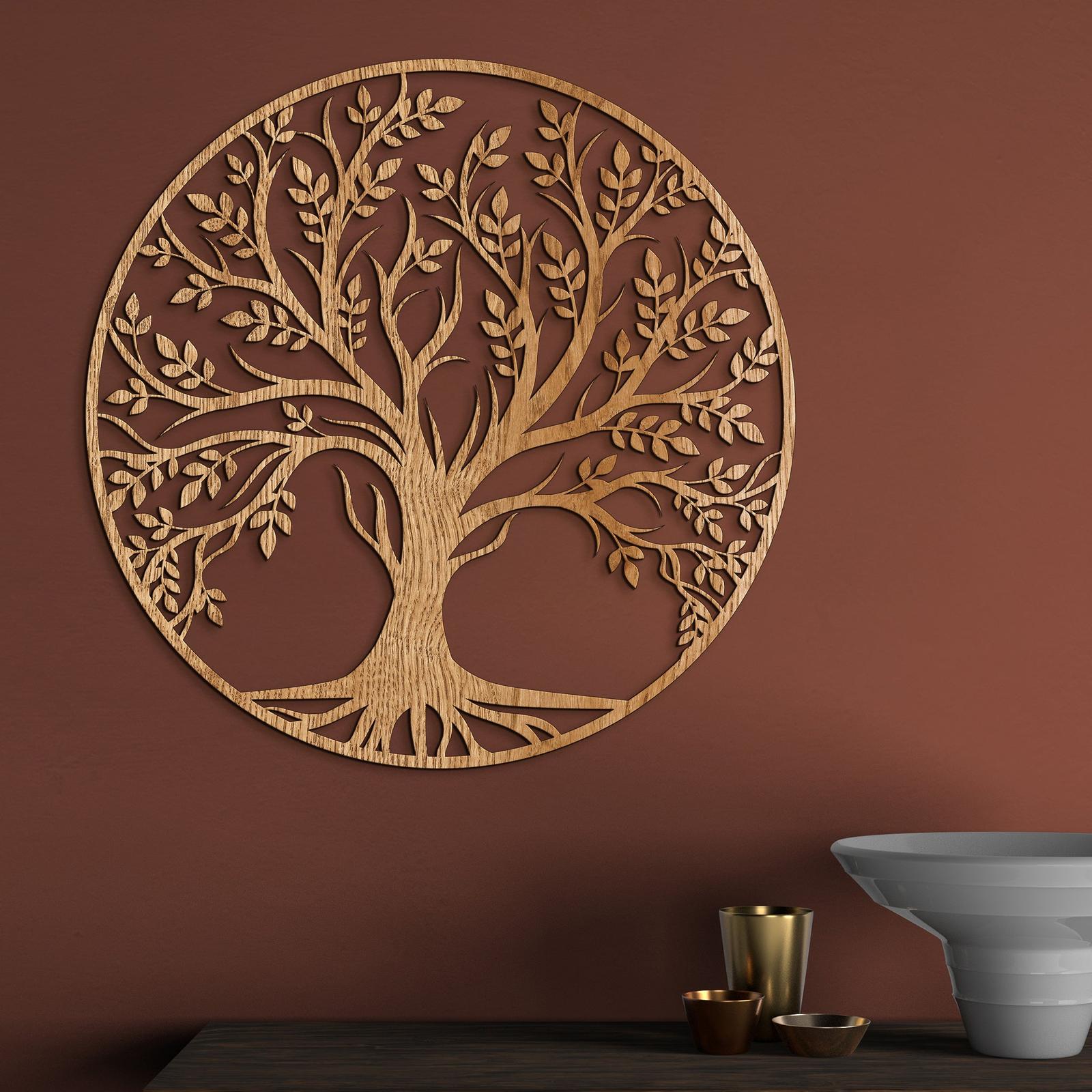 Drevený strom života FLOWER-DREVTEX