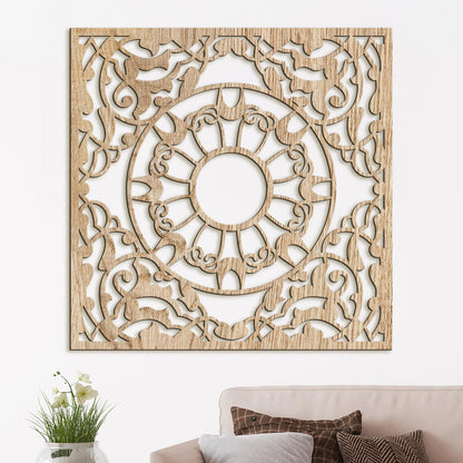 Mandala Luce slnka-DREVTEX