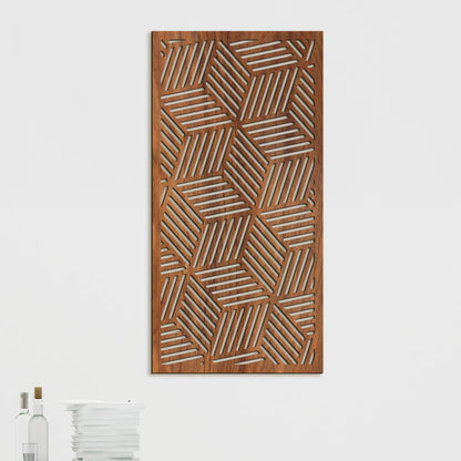 Obraz na stenu Geometrický panel-DREVTEX