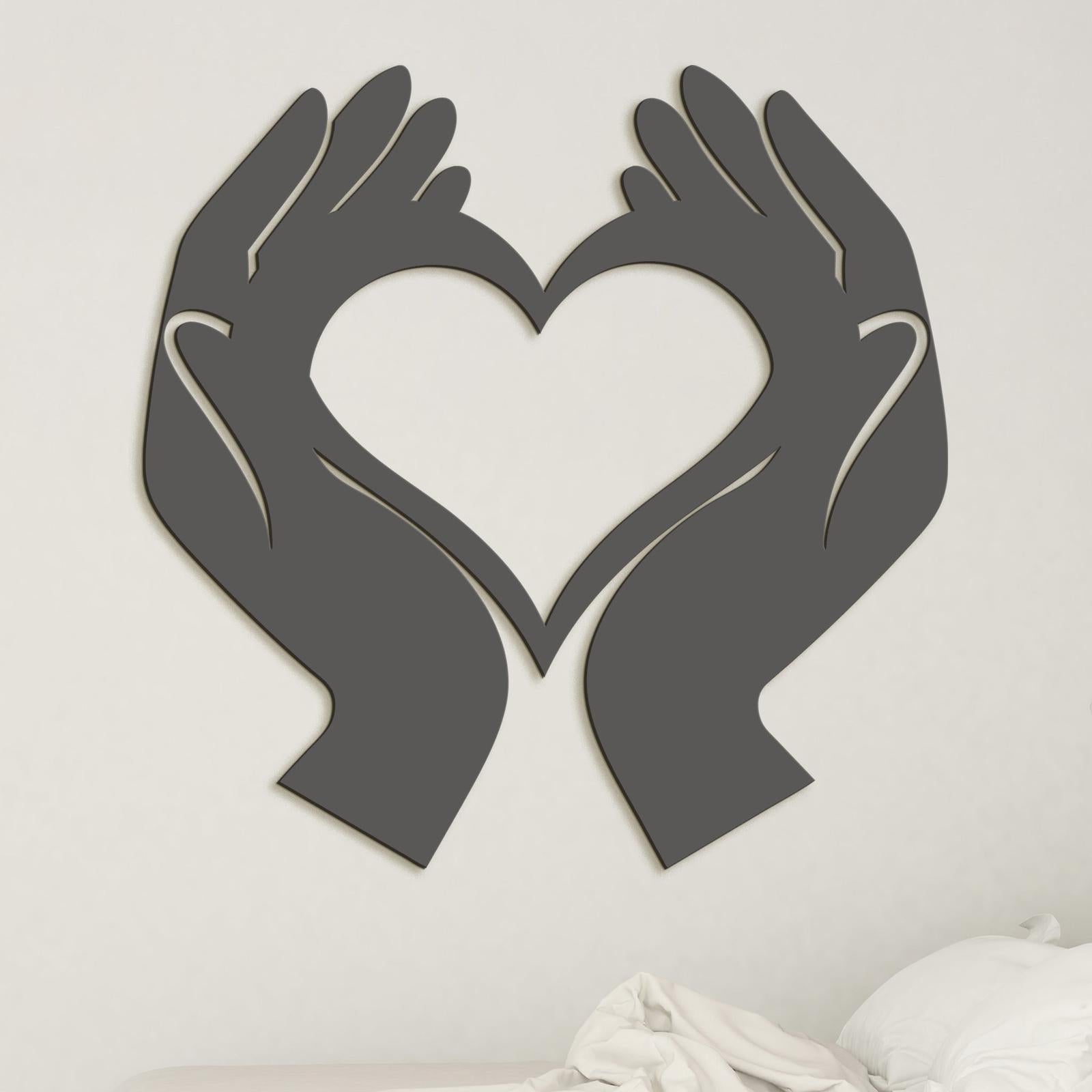 Obraz Srdce v dlaniach-DREVTEX