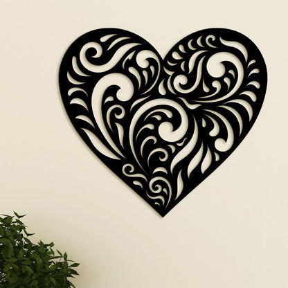 Drevený obraz na stenu Srdce SPIRIT-DREVTEX