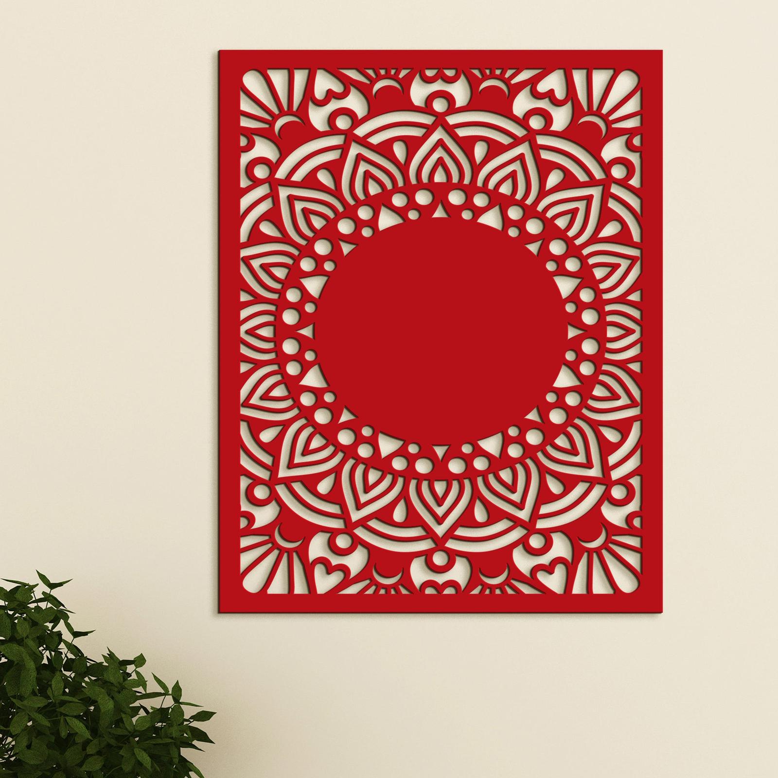 Drevená mandala Sun flower-DREVTEX