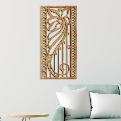 Kvetinova mandala na stenu-DREVTEX