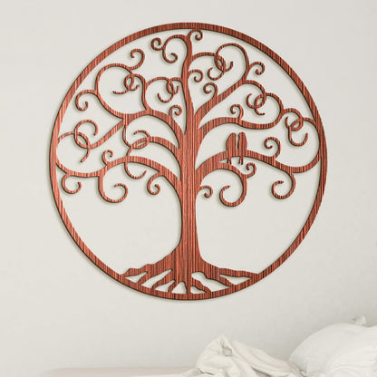 Strom života zaľúbení vtáci-DREVTEX