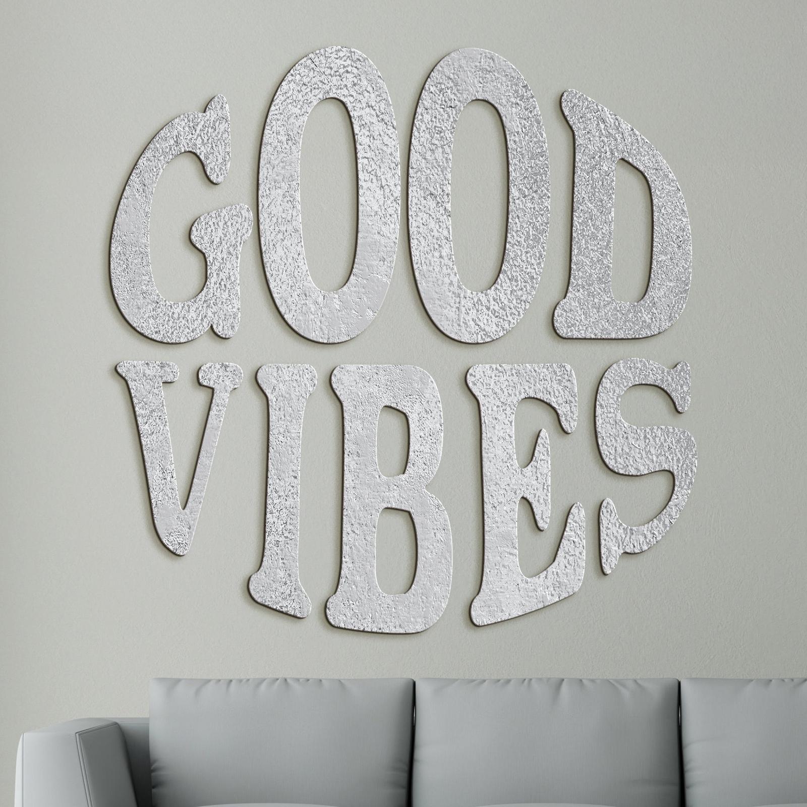 Drevený nápis GOOD VIBES-DREVTEX