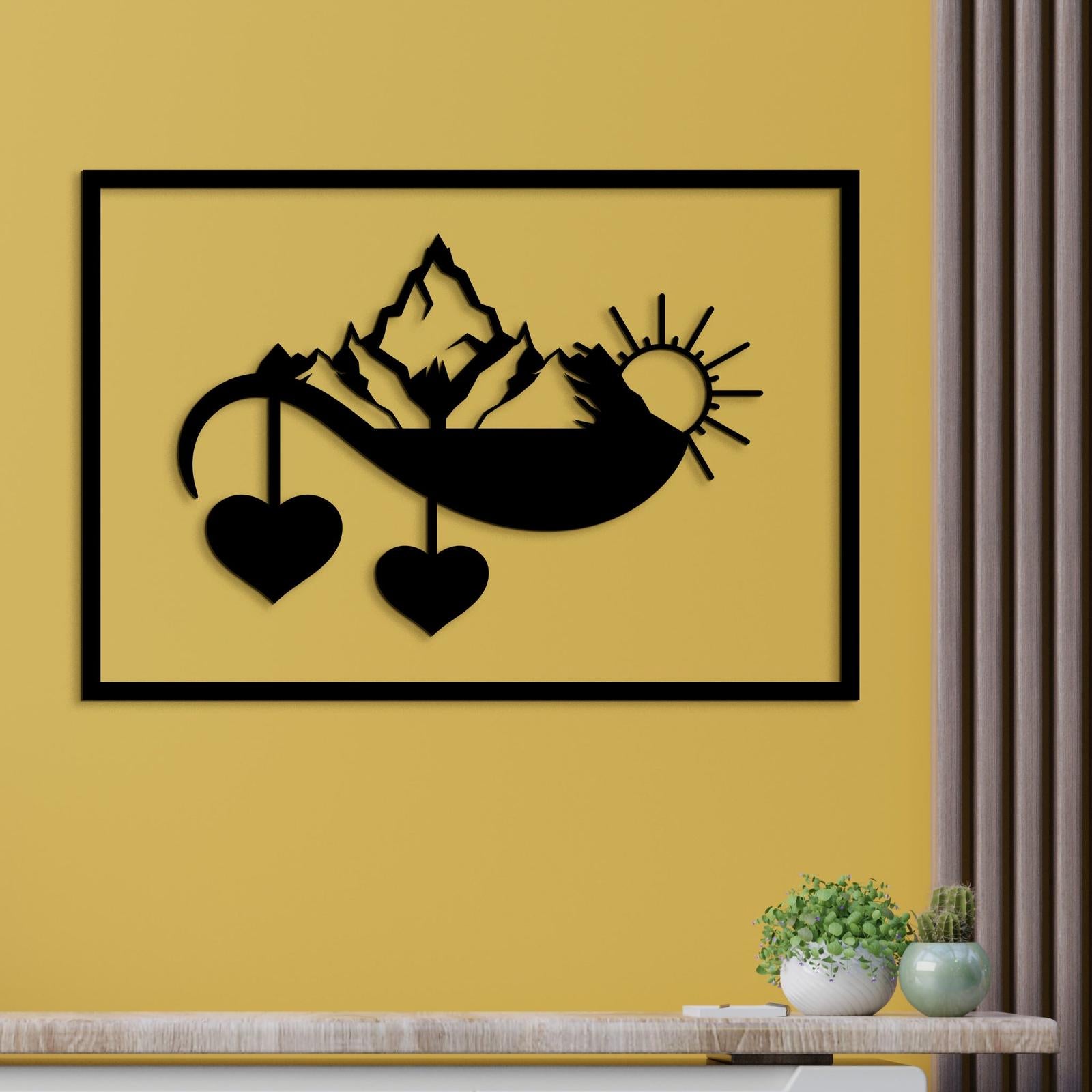 Drevený obraz na stenu Západ slnka-DREVTEX