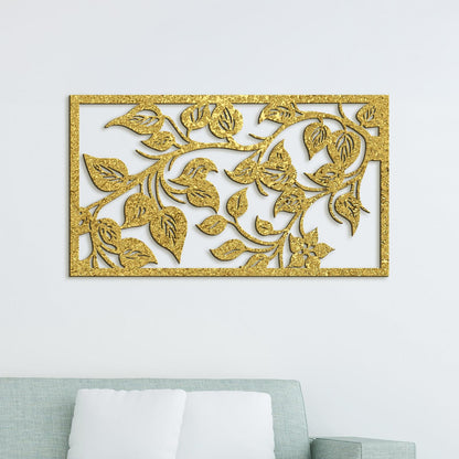 Drevený obraz na stenu Lístie-DREVTEX