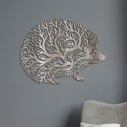 Dekoratívny drevený obraz Ježko-DREVTEX