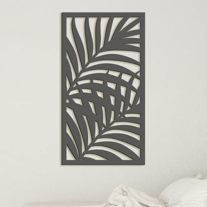 Dreveny obraz zatisie z listia-DREVTEX