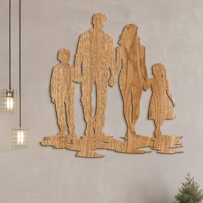 Dreveny obraz rodina-DREVTEX
