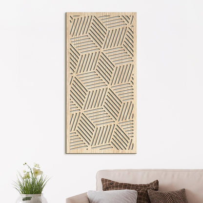 Obraz na stenu Geometrický panel-DREVTEX