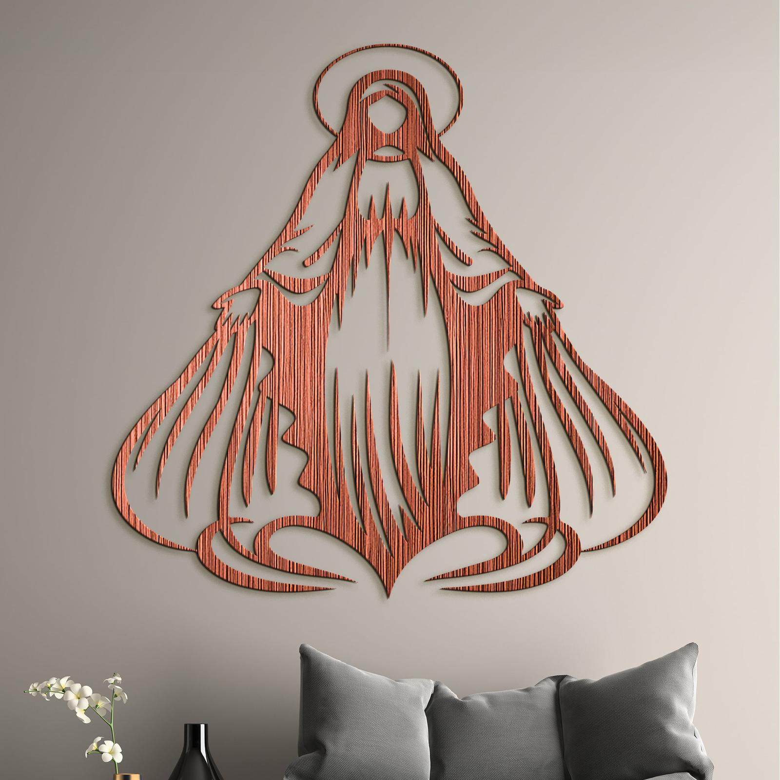 Drevený obraz Panna Mária-DREVTEX