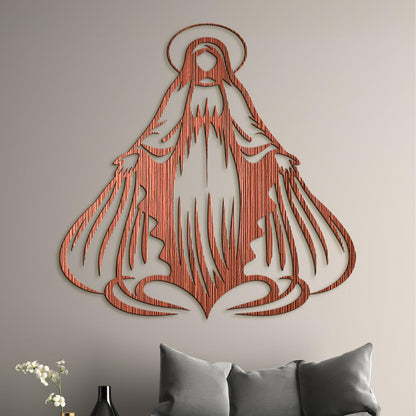 Drevený obraz Panna Mária-DREVTEX