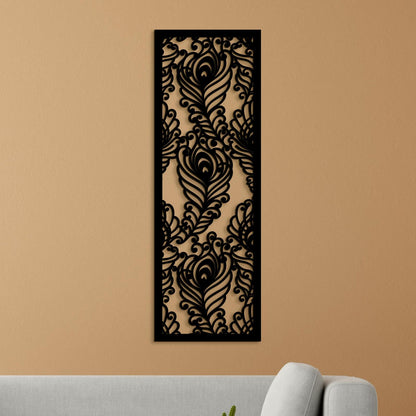 Drevená mandala Pávie perá-DREVTEX