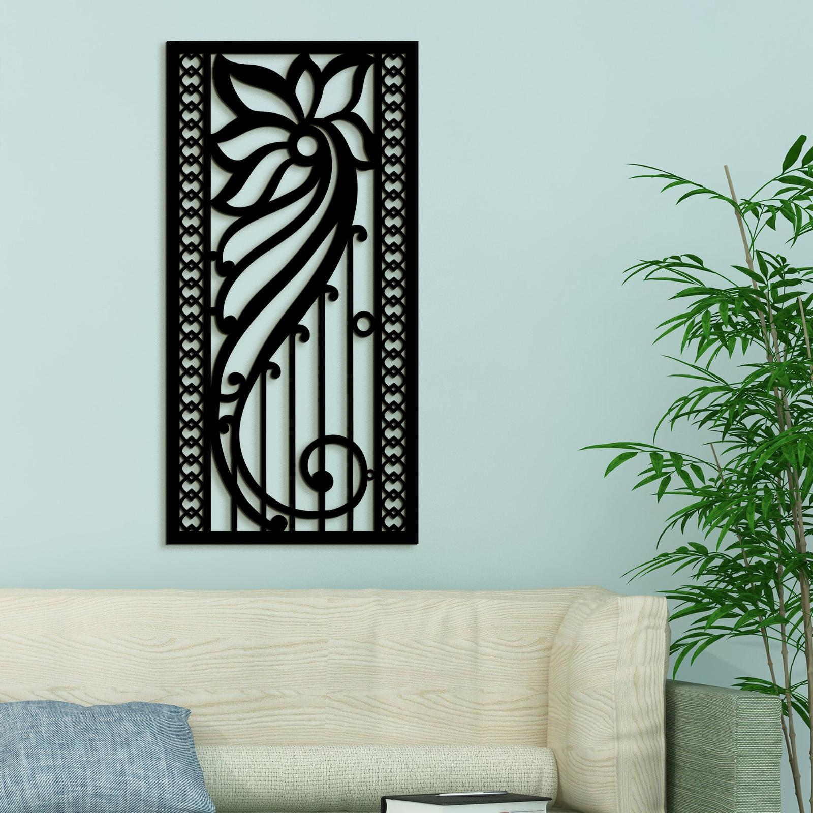 Kvetinova mandala na stenu-DREVTEX