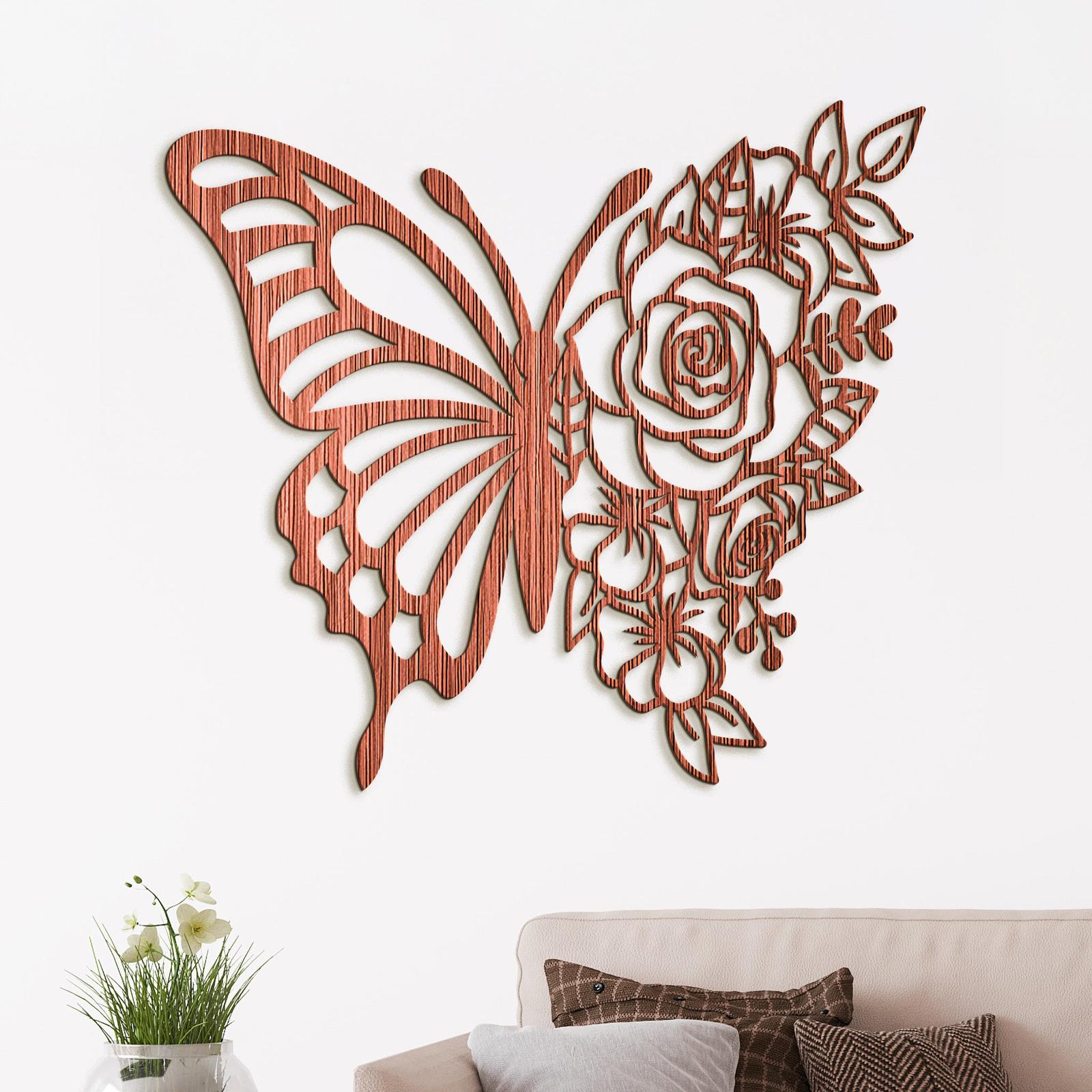 Dreveny obraz Motyl-DREVTEX