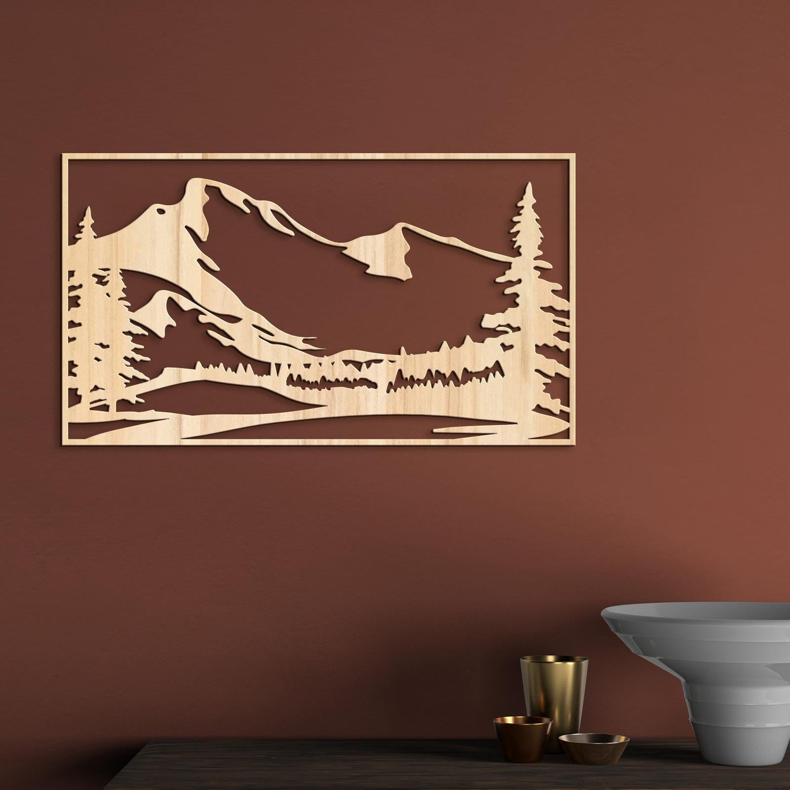 Obraz Silueta hor-DREVTEX