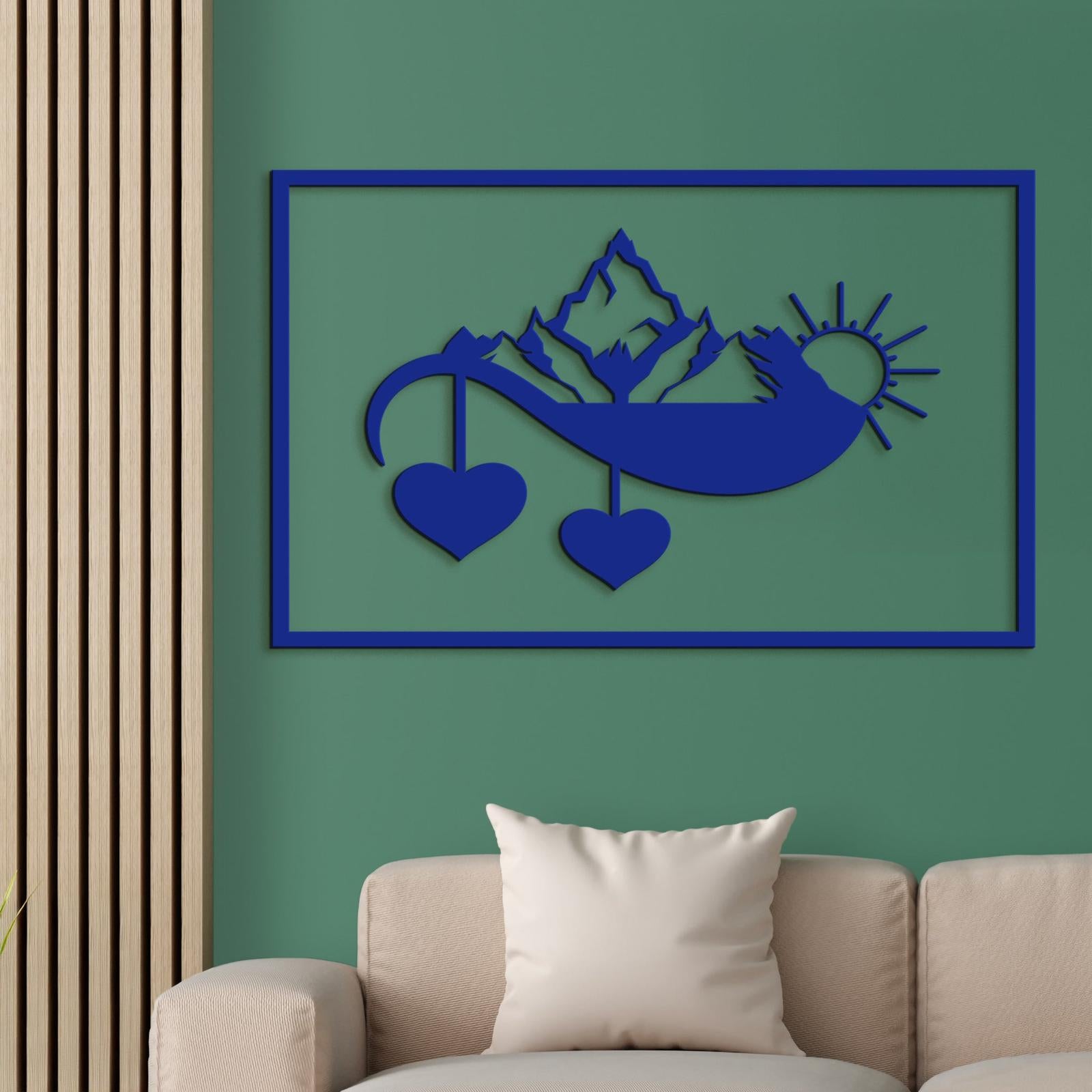 Drevený obraz na stenu Západ slnka-DREVTEX