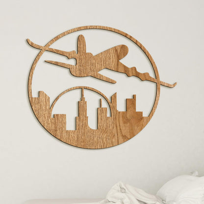 Dreveny obraz na stenu fly-DREVTEX