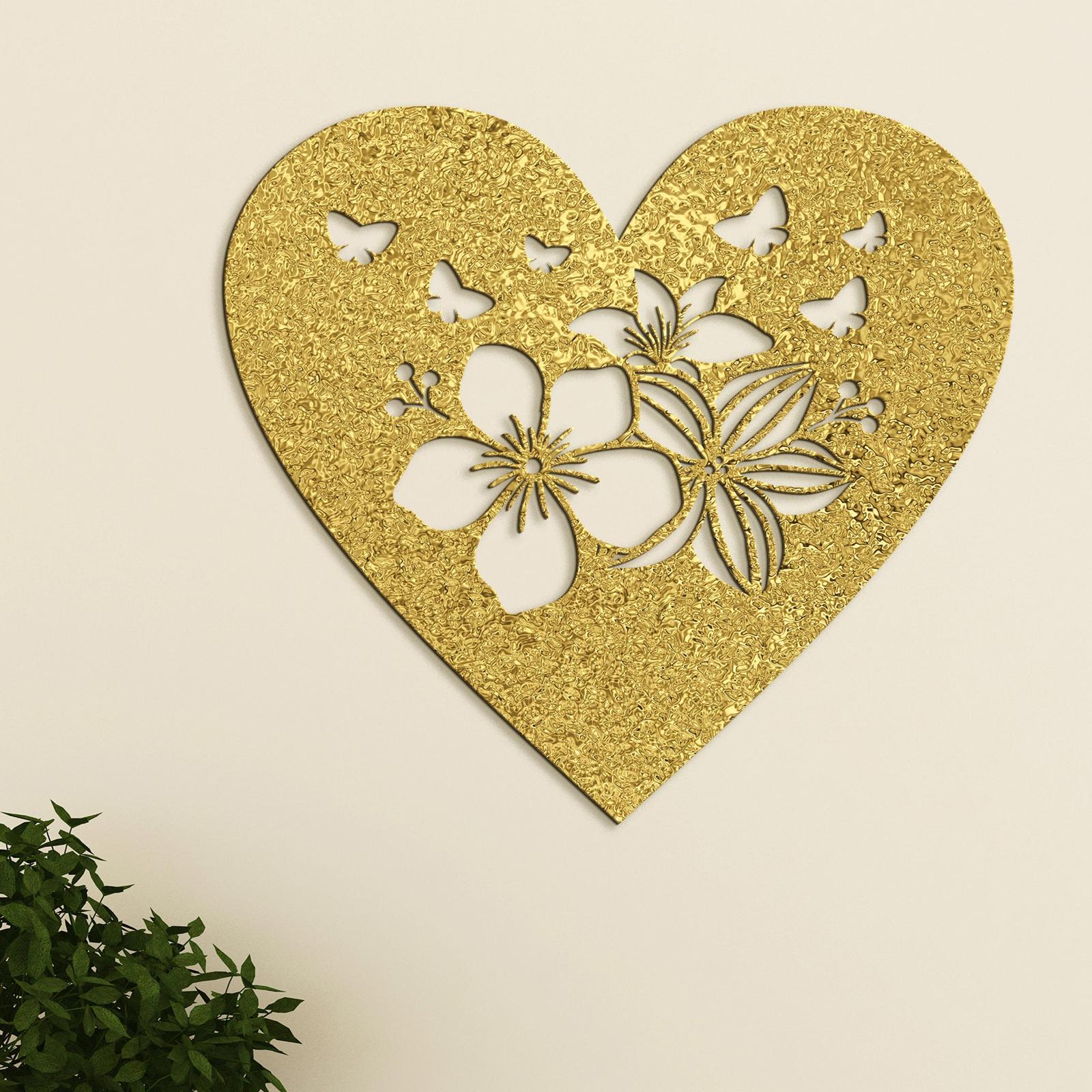 Drevený obraz Srdce plné motýľov-DREVTEX