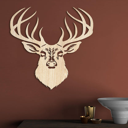 Drevený obraz Jeleň-DREVTEX