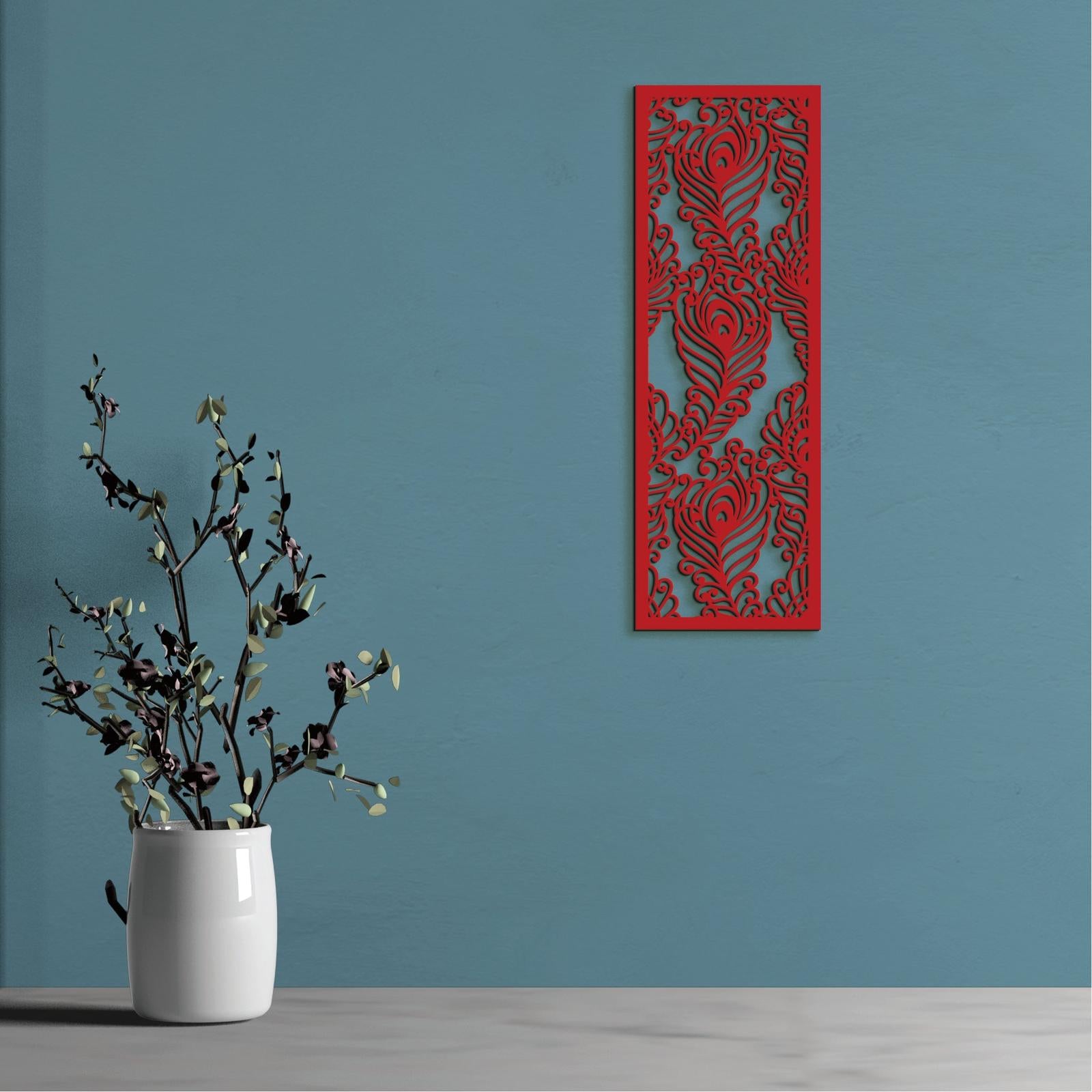 Drevená mandala Pávie perá-DREVTEX