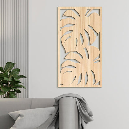 Drevený obraz Lístie-DREVTEX